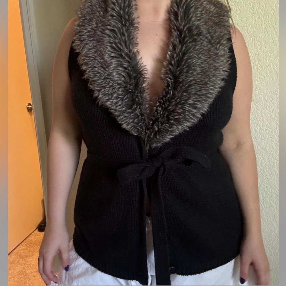 Vintage Faux Fur Vest